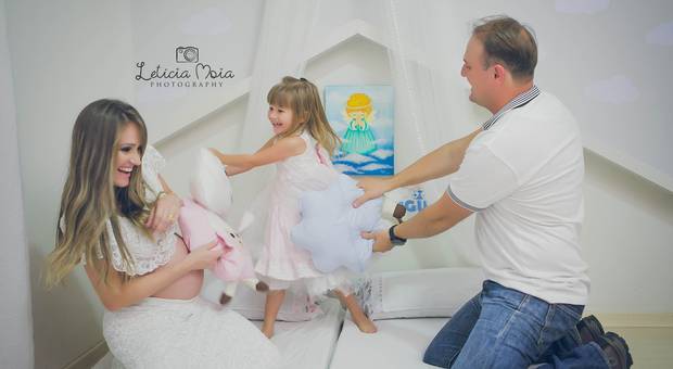 GESTANTE de Ana Carolina + André + Alice = Augusto