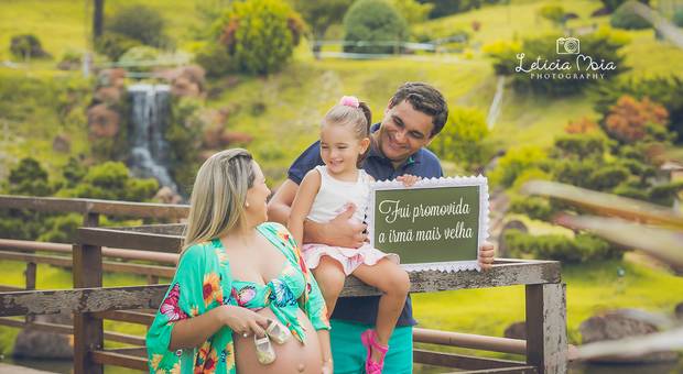 GESTANTE de Daniela + Elton + Pietra = Valentina