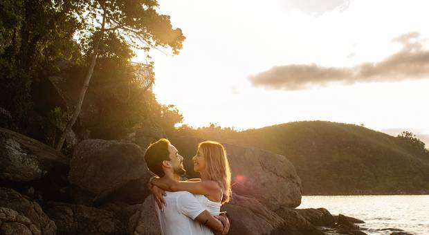 Pré Wedding de Ensaio Pré-Wedding em Caraguatuba, Litoral Norte-SP – Fernando e Sara