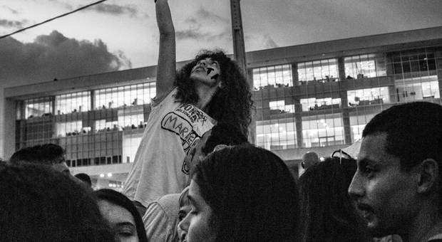 Fotojornalismo  of Manifestação - Estudantes 