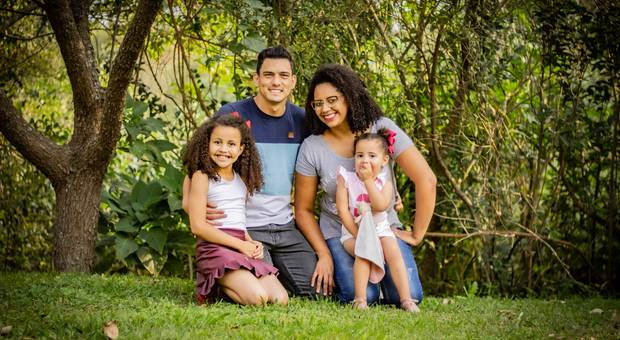 Familia de Eliezer, Viviane, Luiza & Helena