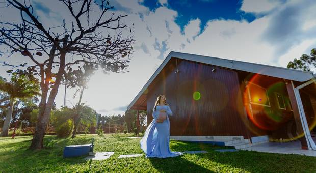 Ensaio Gestante de A espera do pequeno Enzo