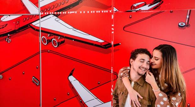 Pré Casamento de Fotografia Pré-Wedding em São Paulo, Aeroporto de Congonhas, SP,  Benício e Camila