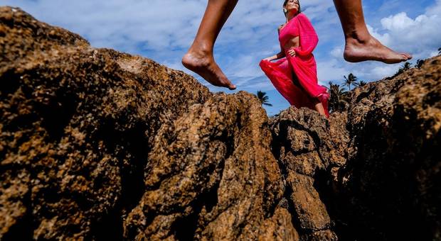 Pré Casamento de Fotografia Pre-Wedding em Balneário de Castelhanos, Rodrigo e Rebeca