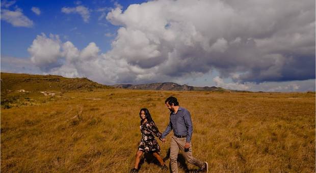 Pré Casamento de Fotografia Pré-Wedding em Lavras Novas, Minas Gerais, Érik e Natalia