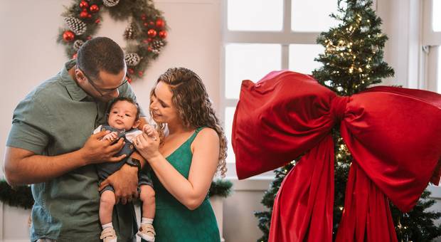 Estúdio de Ensaio de Natal em João Monlevade, Minas Gerais – Isadora, Notélio e Otto