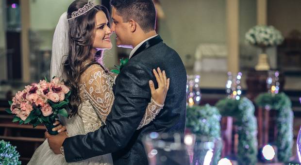 Casamentos de Leonardo Gaiari e Luana Cardoso