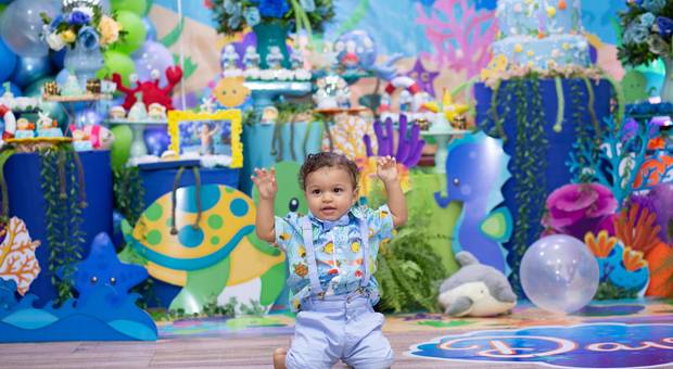 Aniversario Davi 1 Aninho de Aniversário Infantil