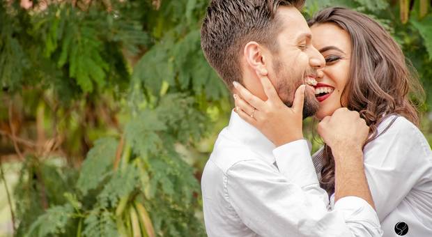 Ensaio de Casal de Ensaio Retrô Monique e Fábio 