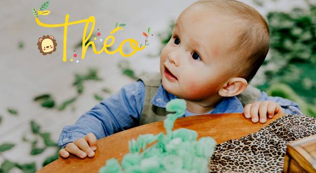 Aniversários de Théo 1 aninho