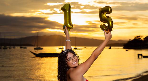 Pré  ensaio de 15 anos  de Pré ensaio da Bia