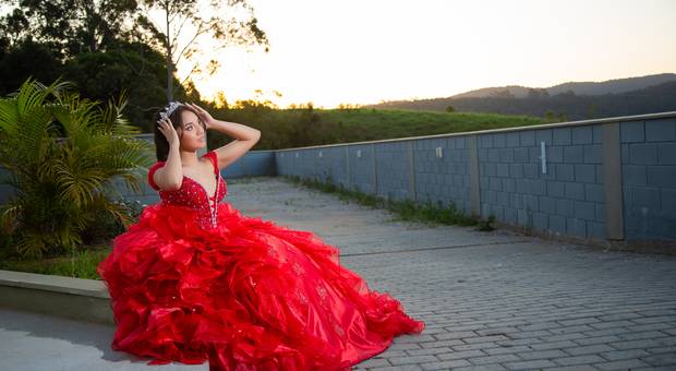 Debutante de Festa de 15 anos da Natália 