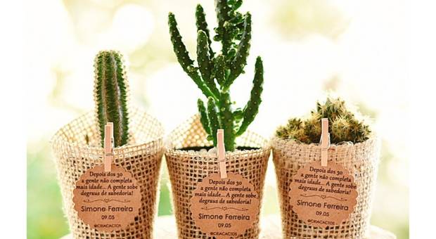 Decoração em juta de Lembrancinhas