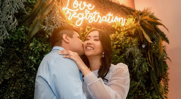 Fotografia de Casamento Civil de Casamento Civil no Cartório Guedes de Oliveira da Rozeane & Carlos