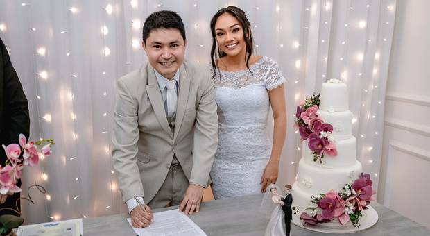 Fotografia de Casamento Civil de Casamento Civil no Cartório Rezende da Daniela & Diego