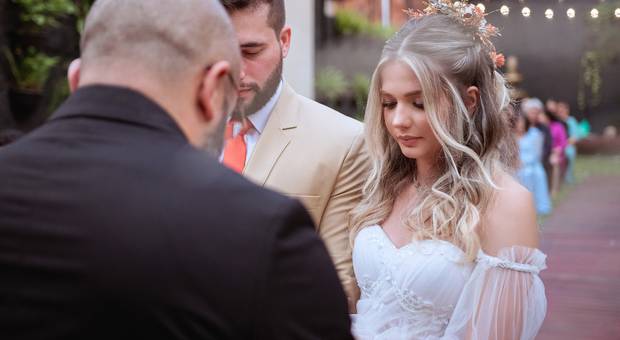 Fotografia de Casamento de Casamento no Le Lys Jardim da Roberta & Caio