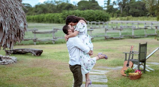 Ensaio Pré-casamento de Ensaio Pré-casamento no O Celeiro da Taynara & Leonardo