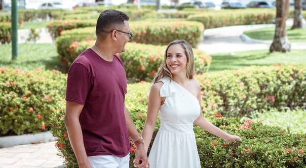 Ensaio Pré-casamento de Ensaio Pré-casamento no Forte do Castelo da Wellen & Alandelk