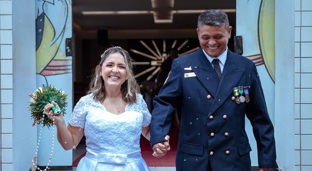 Fotografia de Casamento de Casamento na Paróquia Militar de Santo Amaro e Nossa Senhora dos Navegantes da Francilene & Edmilson