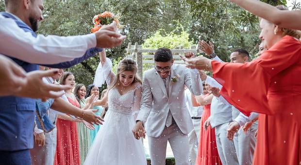 Fotografia de Casamento de Casamento na Chácara Quodesh da Ana Paula & David