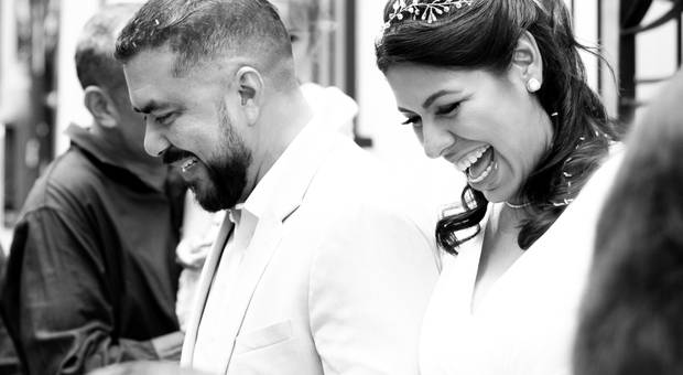 Fotografia de Casamento de Casamento na Paróquia Santa Teresinha da Roberta & Antônio