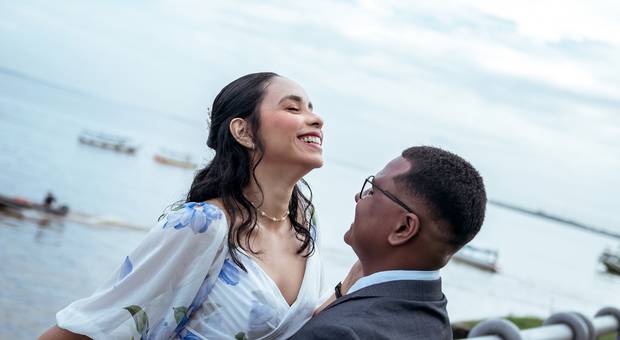 Ensaio Pré-casamento de Ensaio Pré-casamento no Forte do Castelo da Ingrid & Hugo