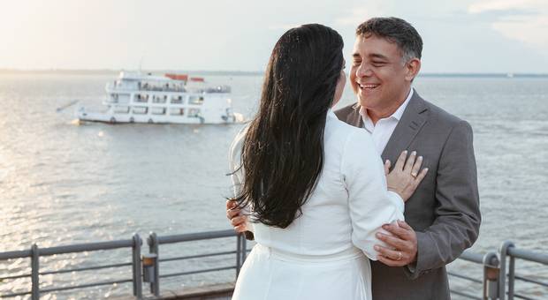 Ensaio de Casal de Ensaio de Bodas no Forte do Castelo da Raquel & Zezinho
