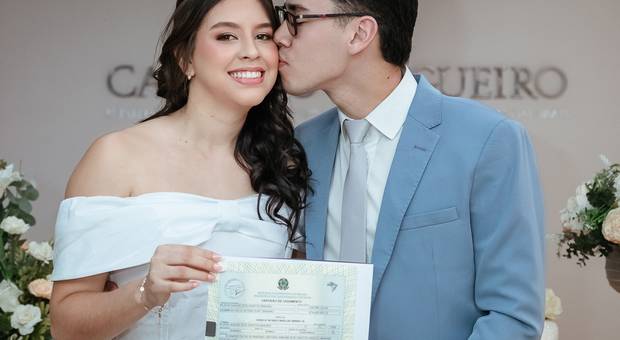 Fotografia de Casamento Civil de Casamento Civil no Cartório Trigueiro da Iasmin & Flávio