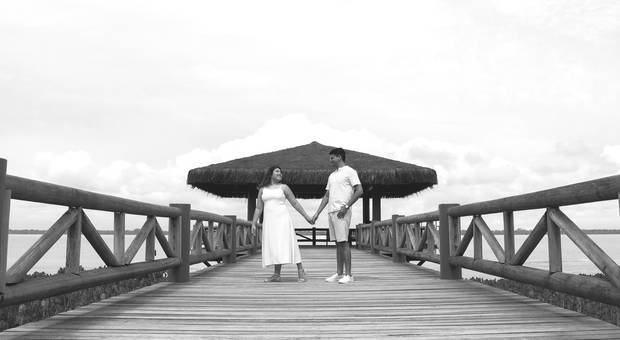 Ensaio Pré-casamento de Ensaio Pré-casamento no Mangal das Garças da Samyra & Gustavo
