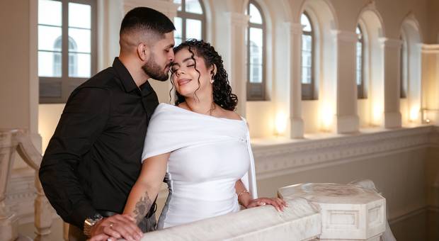 Ensaio Pré-casamento de Ensaio Pré-casamento no Palácio Antônio Lemos da Fernanda & Marcos