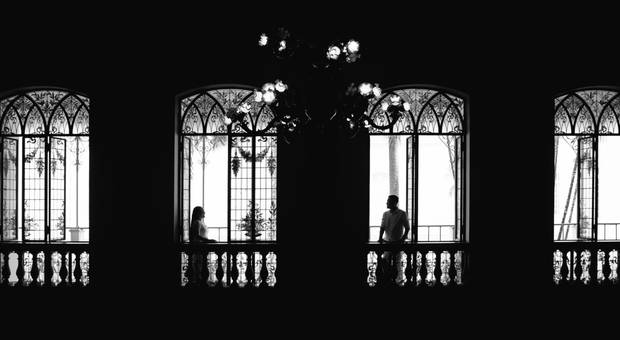 Ensaio Pré-casamento de Ensaio Pré-casamento no Palácio Lauro Sodré da Emanuela & Tiago