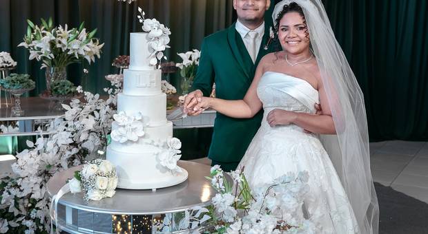 Fotografia de Casamento de Casamento na Matriz de Jesus Cristo Jovem e Stela Eventos da Luciene & Helton