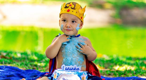 Ensaio de Família de Ensaio Infantil na Praça Batista Campos do Calebe