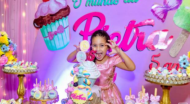 Fotografia de Aniversário Infantil de Aniversário de 5 Anos no Conjunto Satélite da Pietra