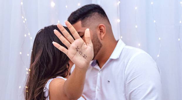 Fotografia de Casamento Civil de Casamento Civil no Cartório Rezende da Suellem & Leandro