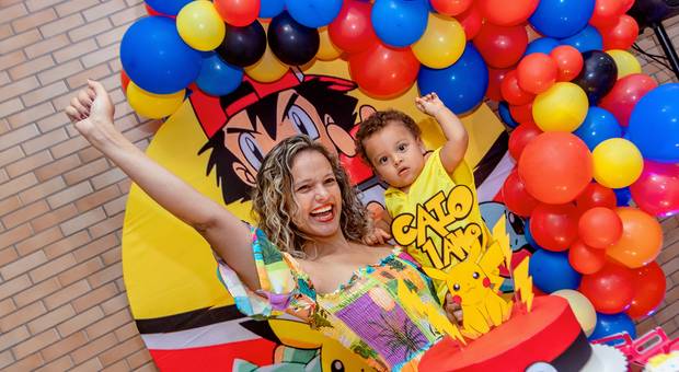 Fotografia de Aniversário Infantil de Meu 1º Aninho no Condomínio Garden Ville do Caio Daniel