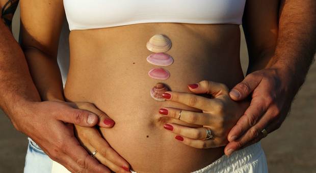 Gestante Externo de Luísa a bordo 