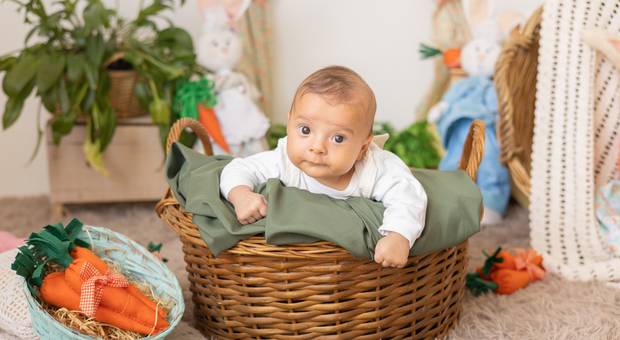 Infantil  de Páscoa Esthevão 🐰