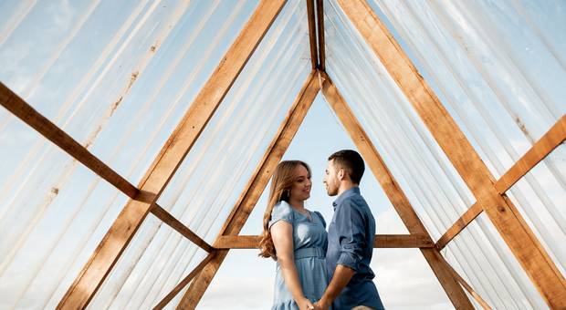 Ensaio Casal de Quezia e Yuri - Matria parque das flores 