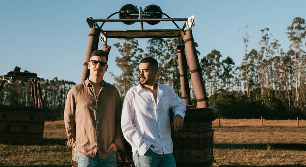 Ensaio Casal de Ruan e Michael - passeio de balão