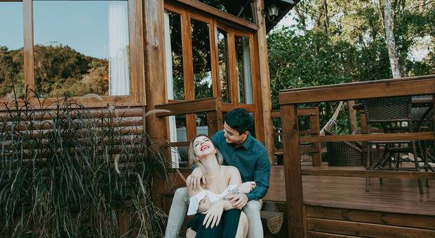 Pedido de Casamento de Fabio e Gabi - cascata da Jovita