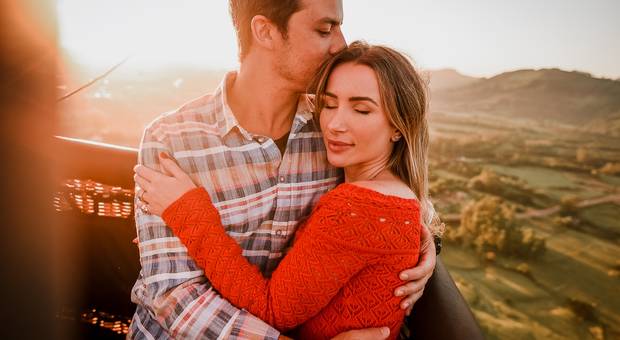 voo de balão de ar quente de Maysa e Leonardo 