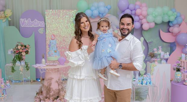 Aniversário de Um ano valentina