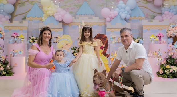 Aniversário de Aniversário das Princesas