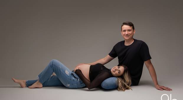 Gestante de Danielle, Henrique e João Pedro | A delicadeza de um tempo de espera