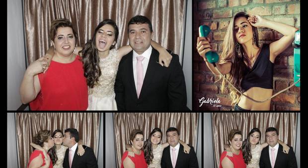 Foto Cabine de cabine de fotos nos 15 anos de Gabriela