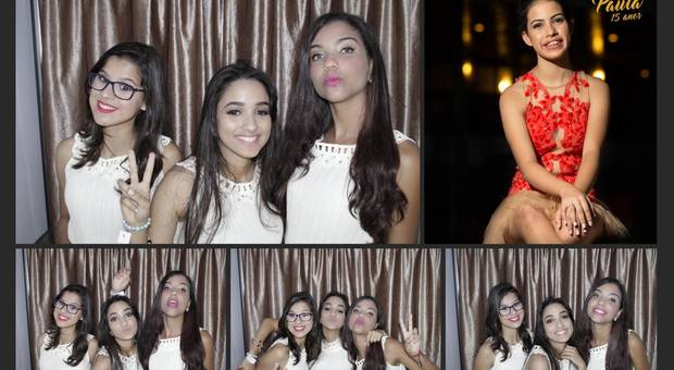 Foto Cabine de Cabine de fotos no  Aniversario de Paula 15 anos