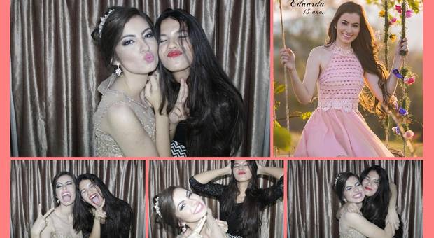 Foto Cabine de Maria Eduarda 15 anos  cabine de fotos