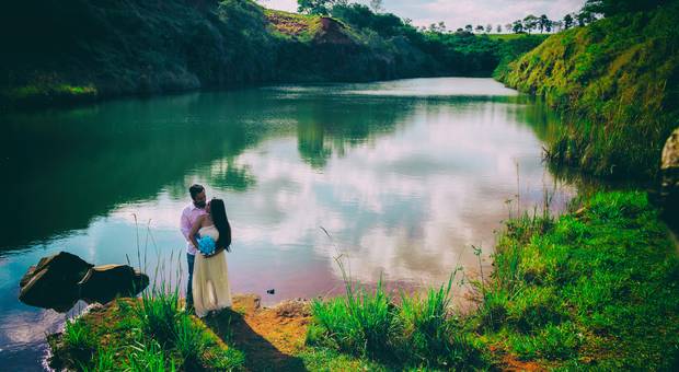 Pre Wedding de Trash the Dress de Rosy e Rodrigo