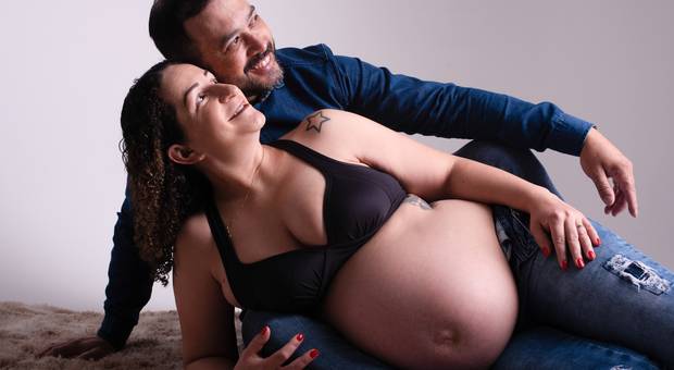 Gestante de Agora Somos Três! Luiza...